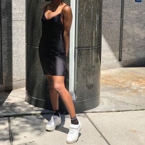 Urban Outfitters | Mallory Cowl Neck Slip Dress